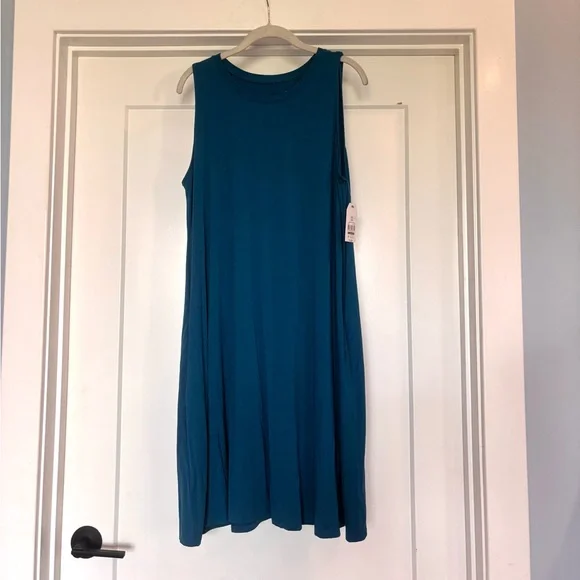 Time and Tru Women's Sleeveless Knit Swing Dress, Sizes Xs-xxxl